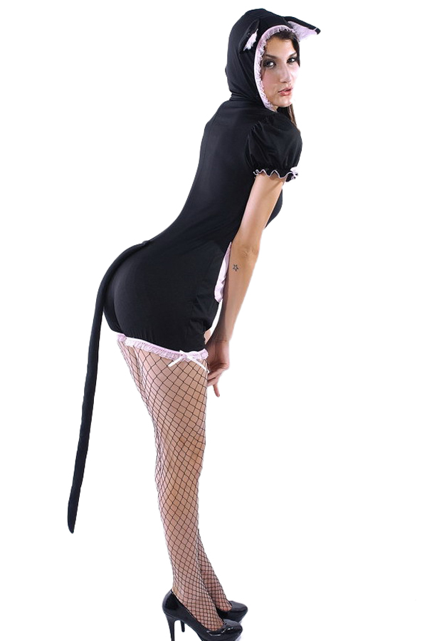 Halloween Costume Sexy Cat Jump Costume - Click Image to Close